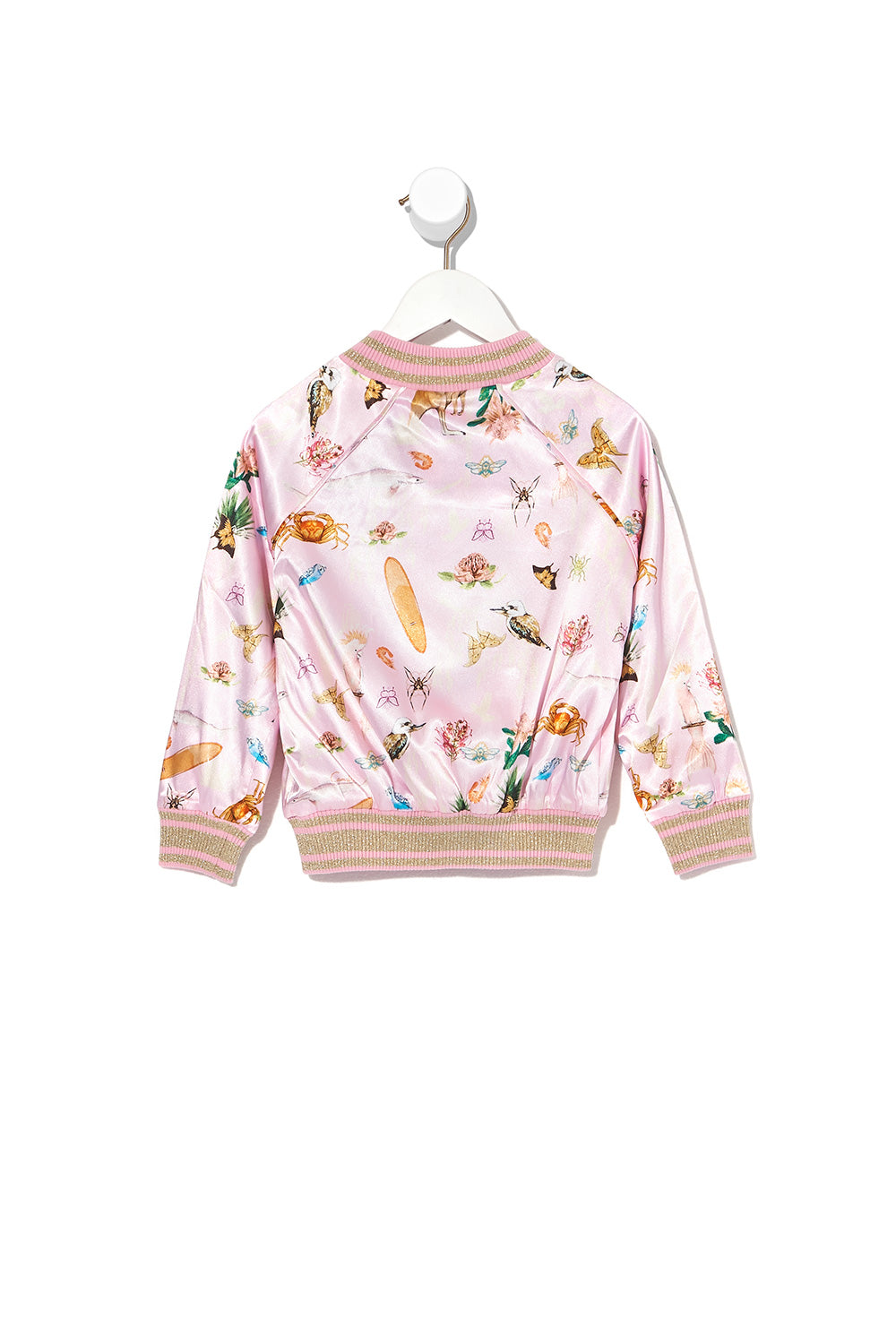 KIDS REVERSIBLE BOMBER JACKET OVER THE RAINBOW