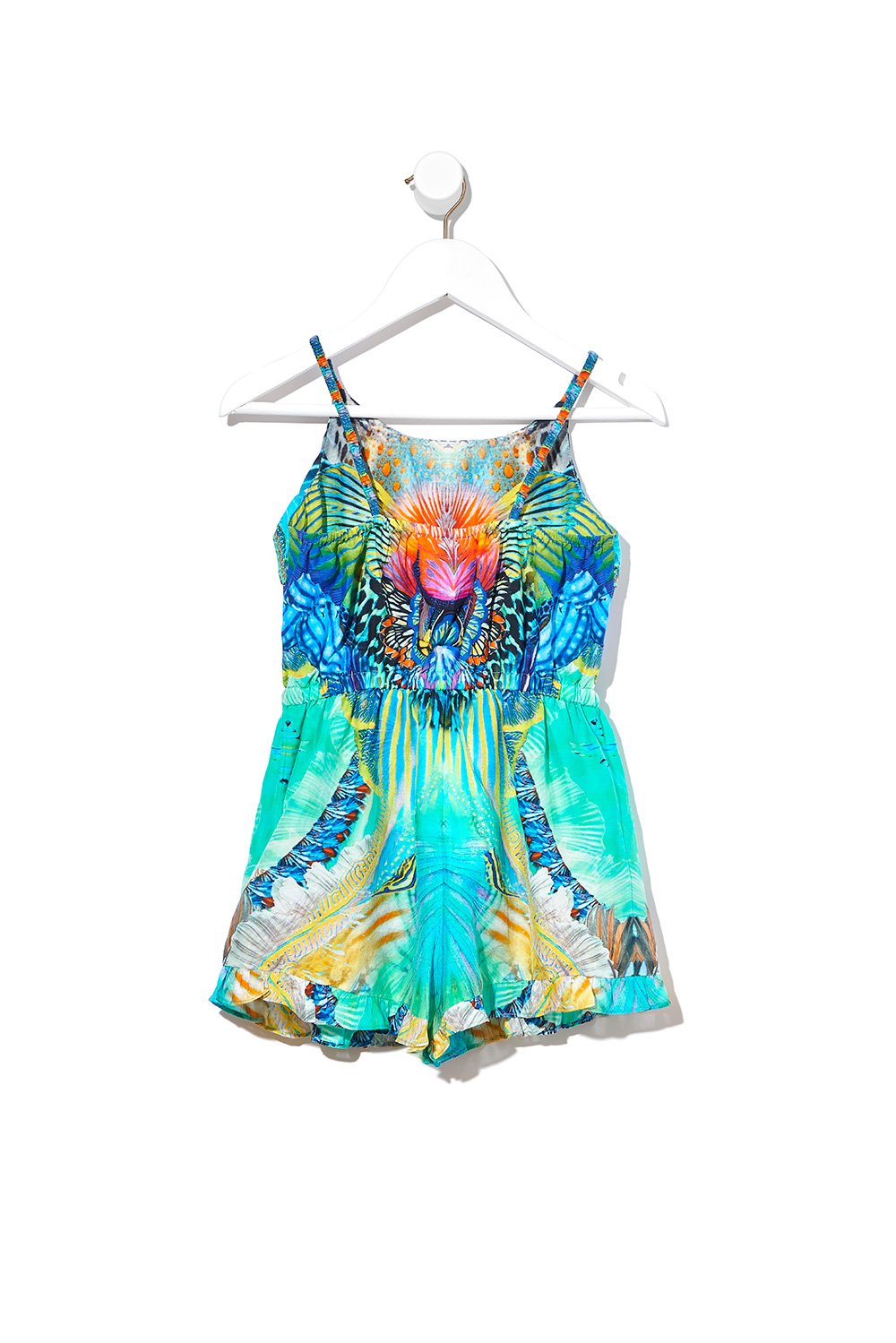 INFANTS FRILL PLAYSUIT REEF WARRIOR