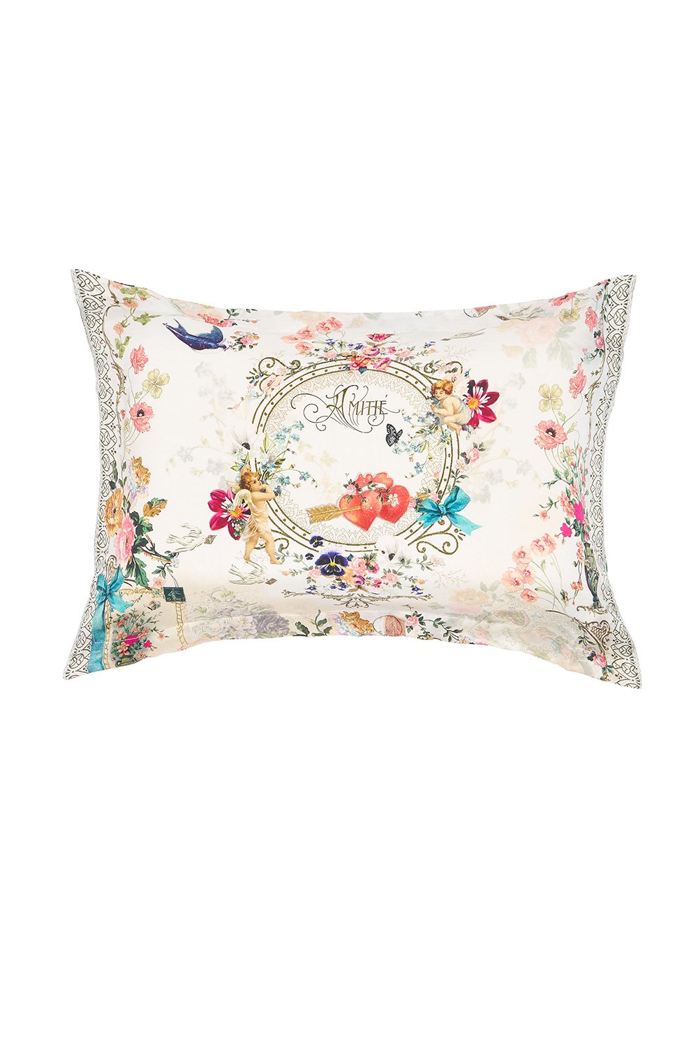 PILLOW CASE AND EYE MASK JARDIN POSTCARDS