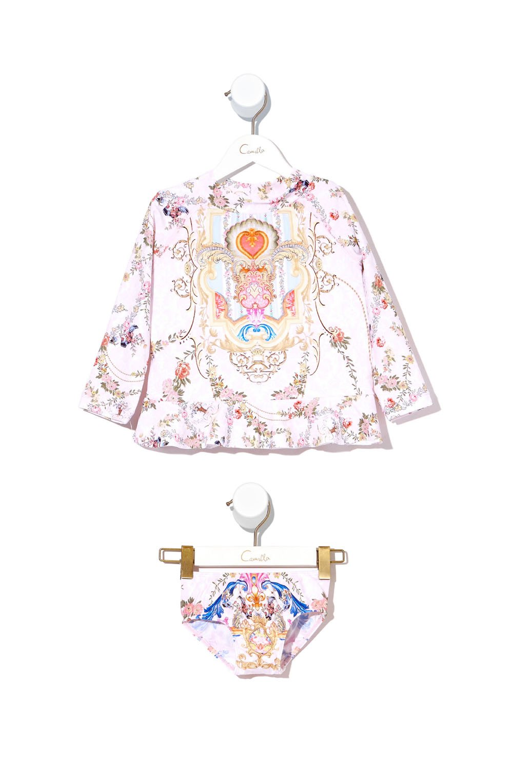 BABIES RASHIE SET LITTLE PETAL