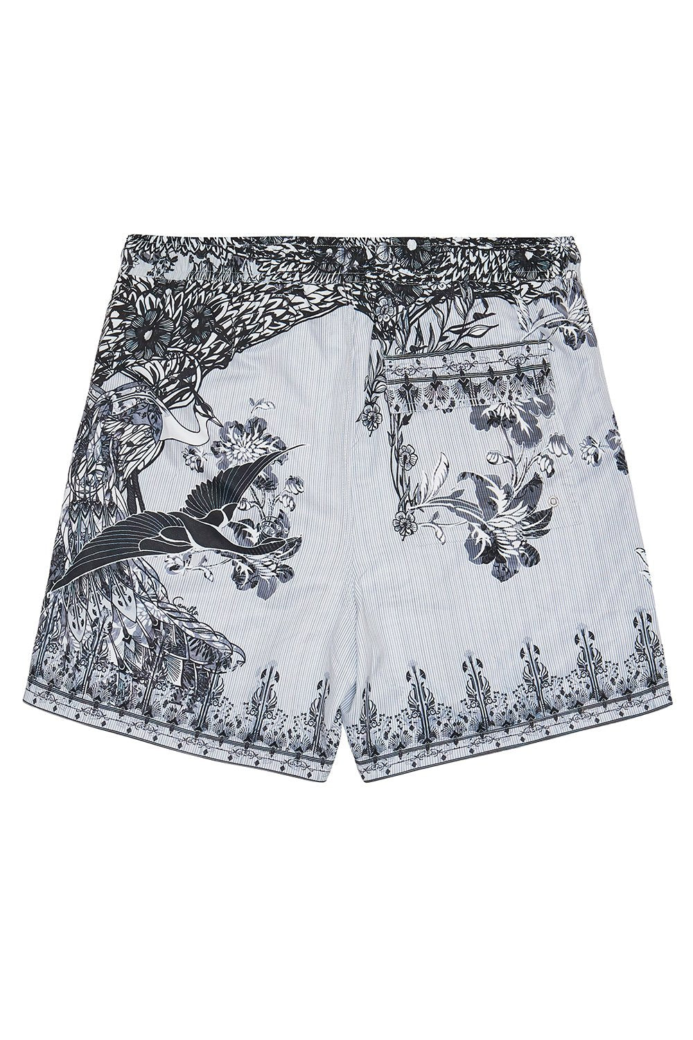 ELASTIC WAIST BOARDSHORT SILVER LININGS