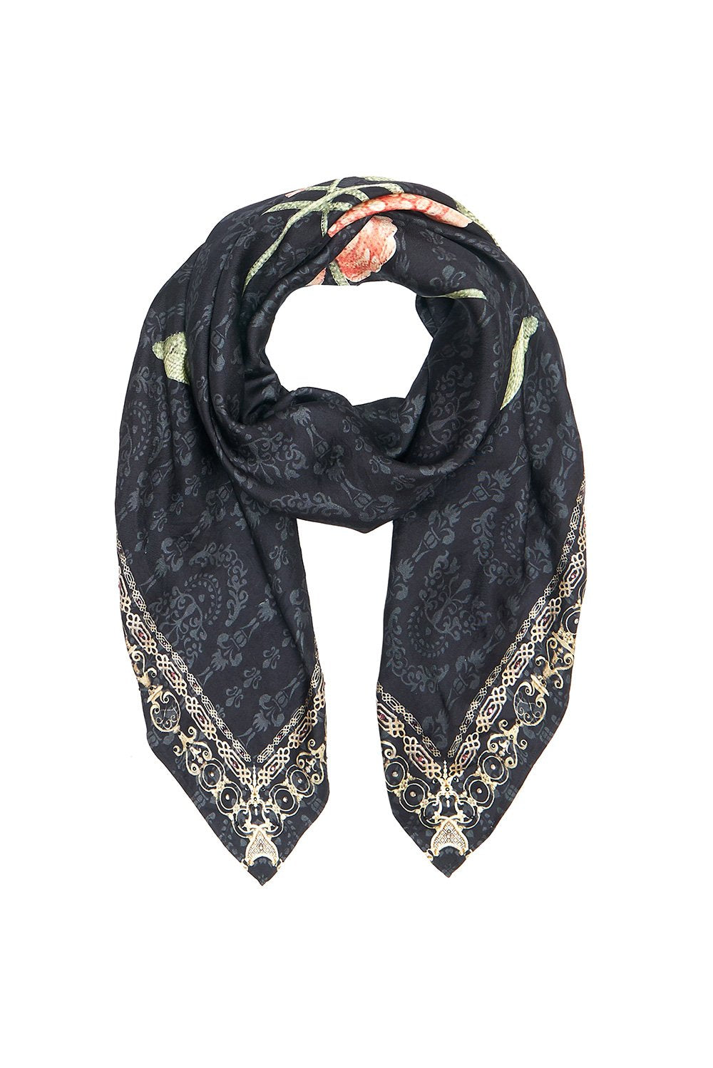 LARGE SQUARE SCARF PROVINCIAL PETAL