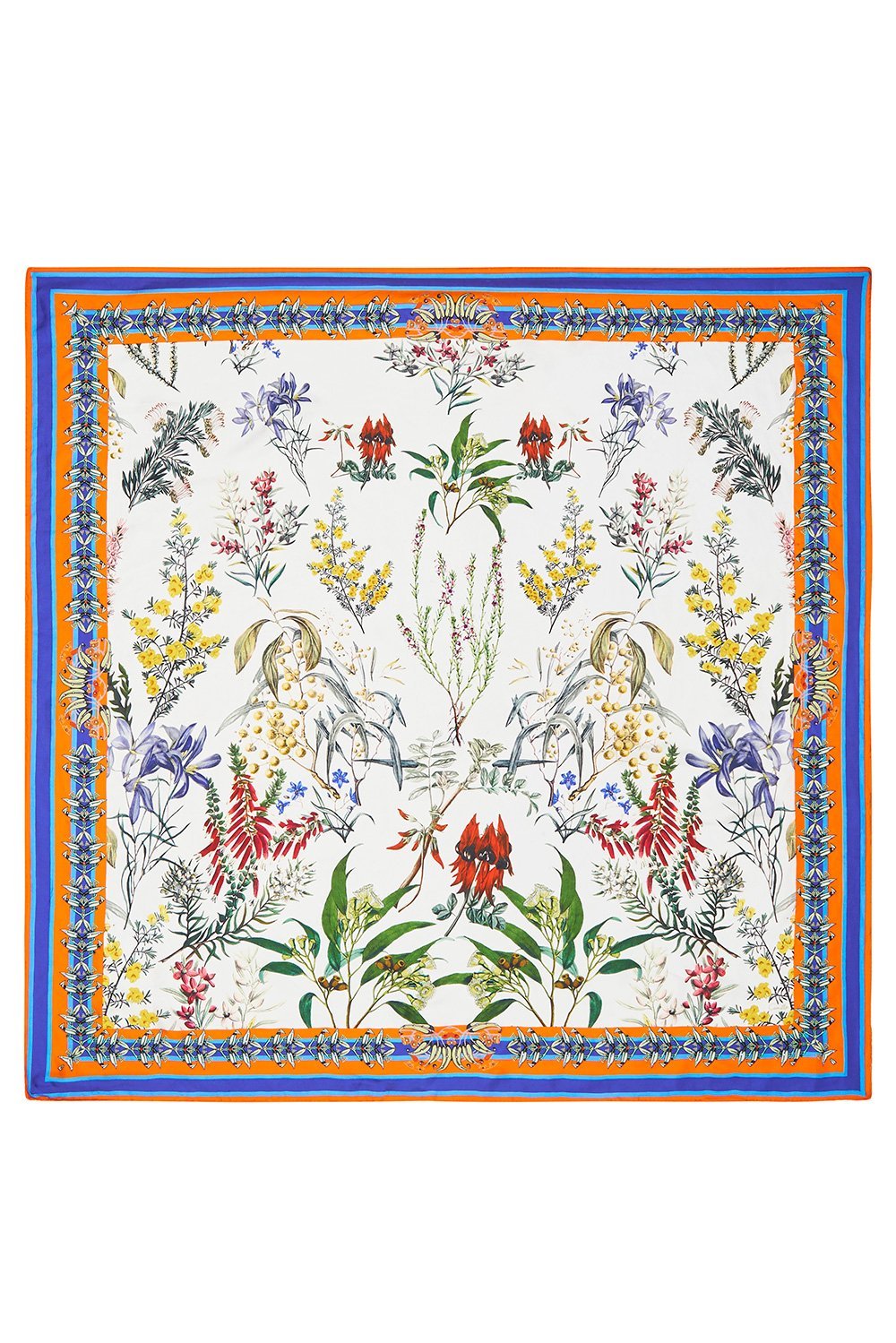 LARGE SQUARE SCARF FLORISTS FLOOR