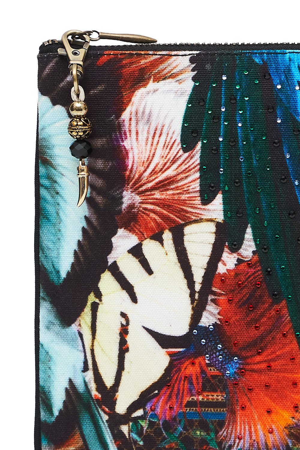 SMALL CANVAS CLUTCH NIGHT FLIGHT