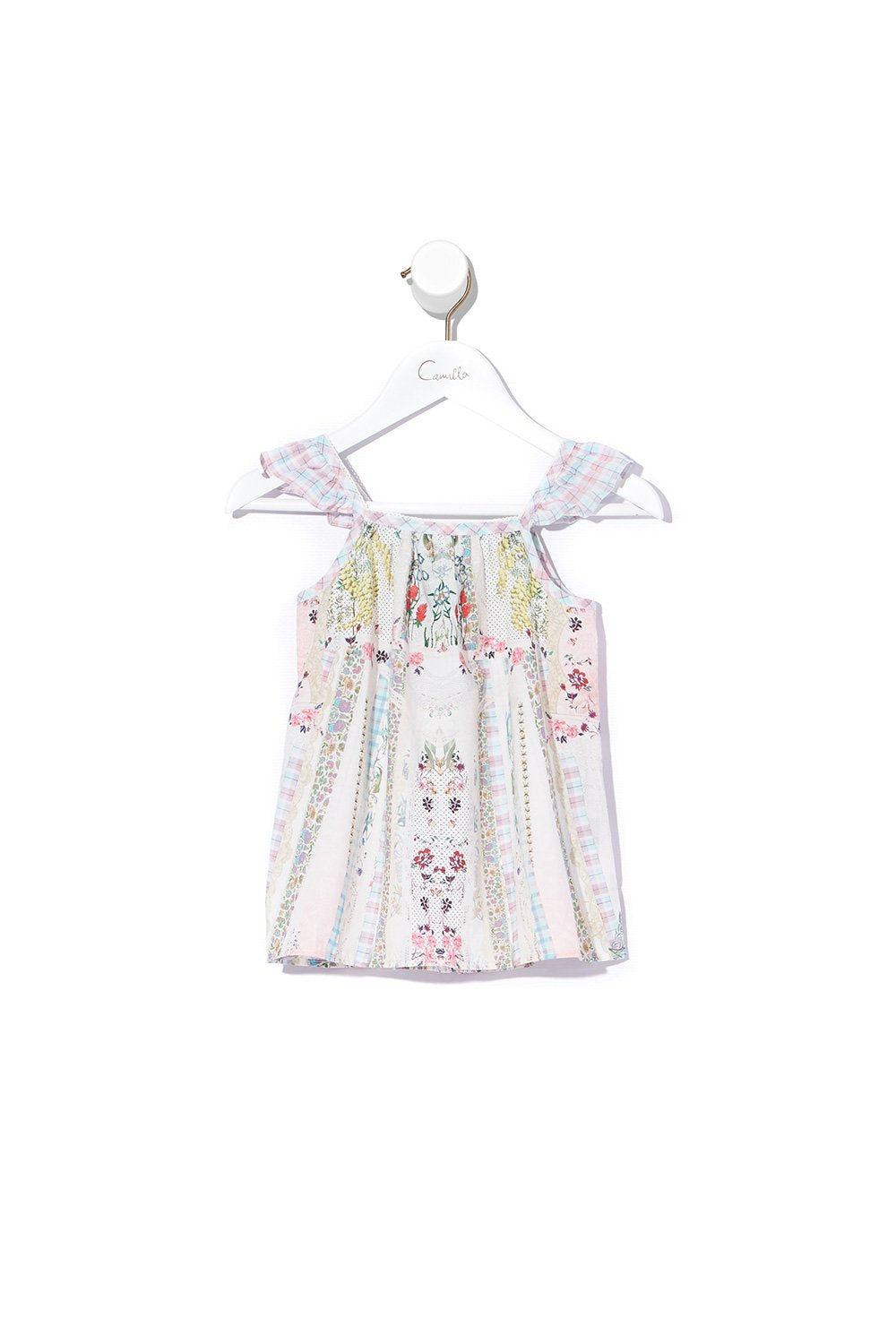 BABIES DRESS WITH FRILL STRAP PINK LEMONADE