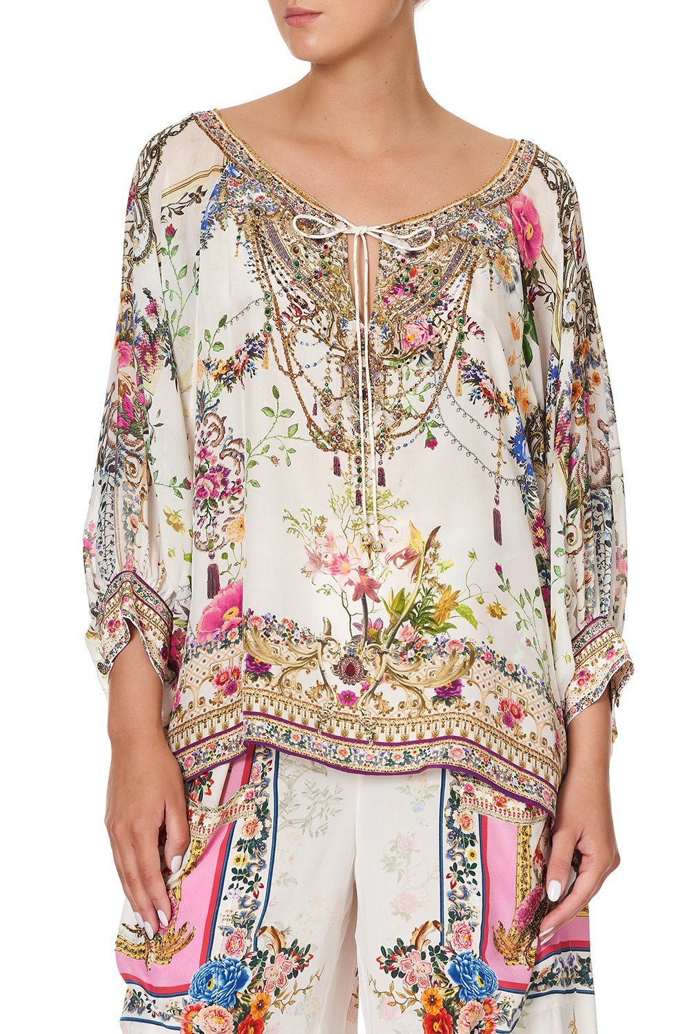 RAGLAN SLEEVE BLOUSE WITH CUFF BY THE MEADOW