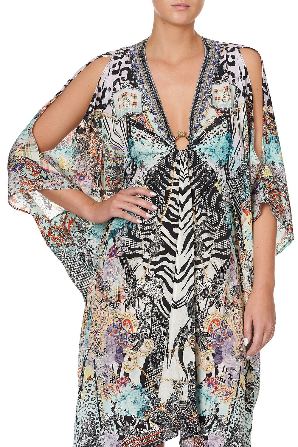 SHORT KAFTAN WITH HARDWARE THINK KINKS