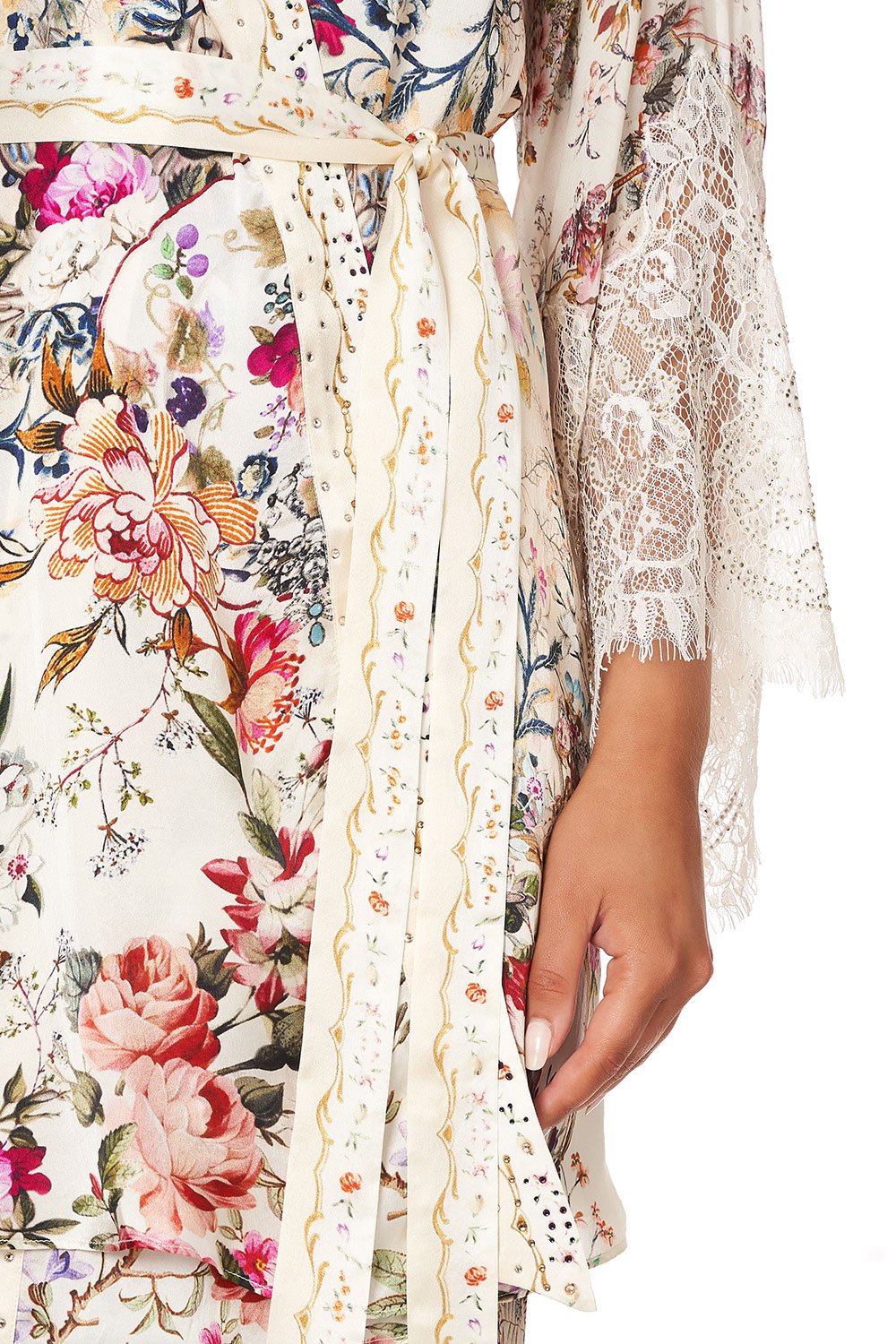 LAYER WITH CONTRAST YOKE AND SLEEVE LONDON LOOMS