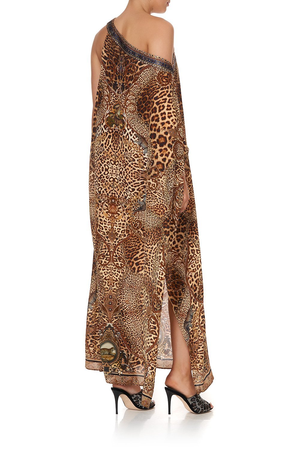 ONE SHOULDER KAFTAN WITH NECKBAND LADY LODGE