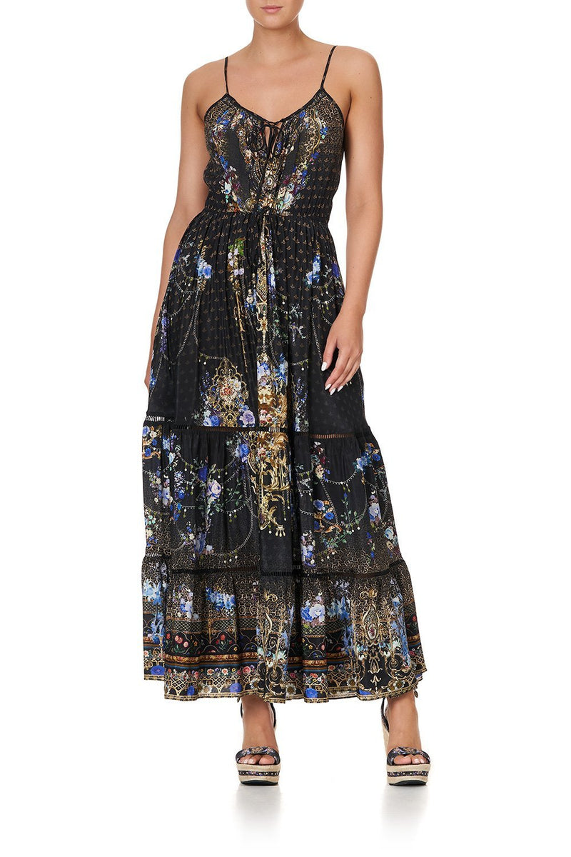 LONG DRESS WITH SHAPED WAISTBAND PALACE PLAYHOUSE