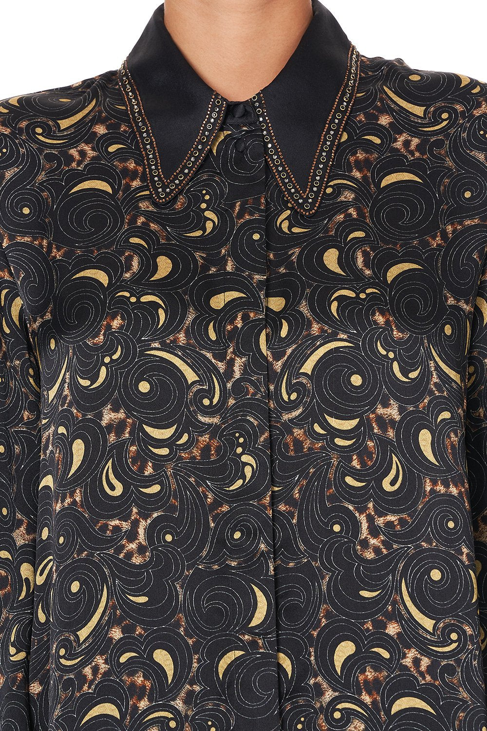 CURVED COLLAR BLOUSE ABINGDON PALACE