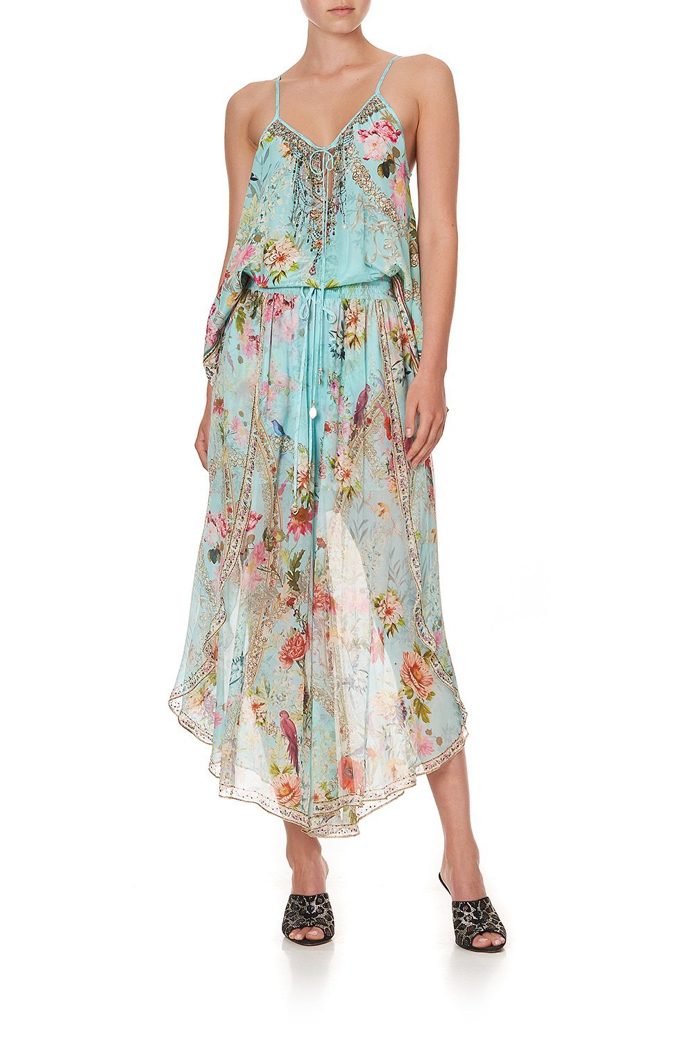 STRAP TOP WITH TIE FRONT DETAIL A ROYAL STITCH UP