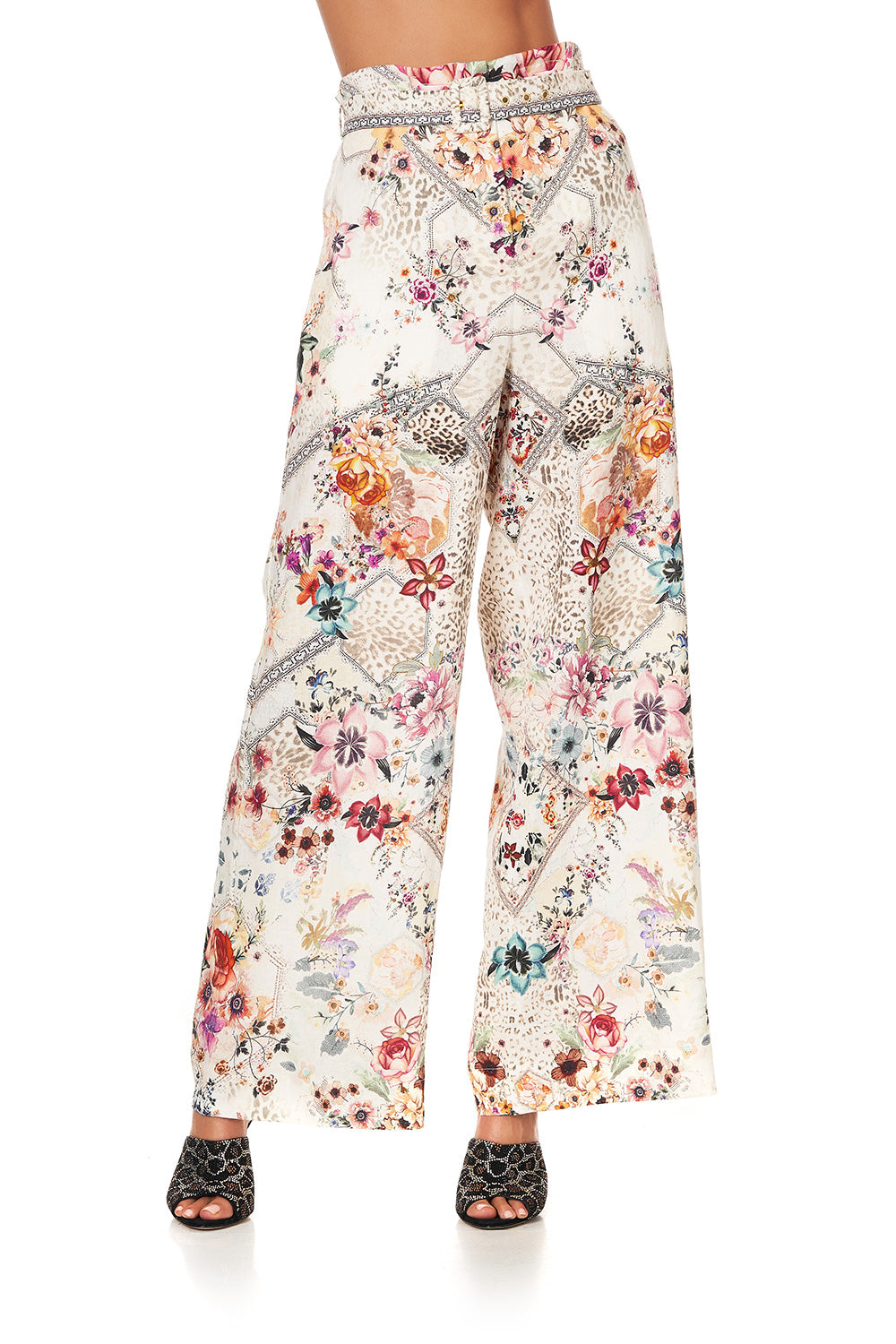 PAPERBAG WAIST WIDE LEG PANT SEW IN LOVE