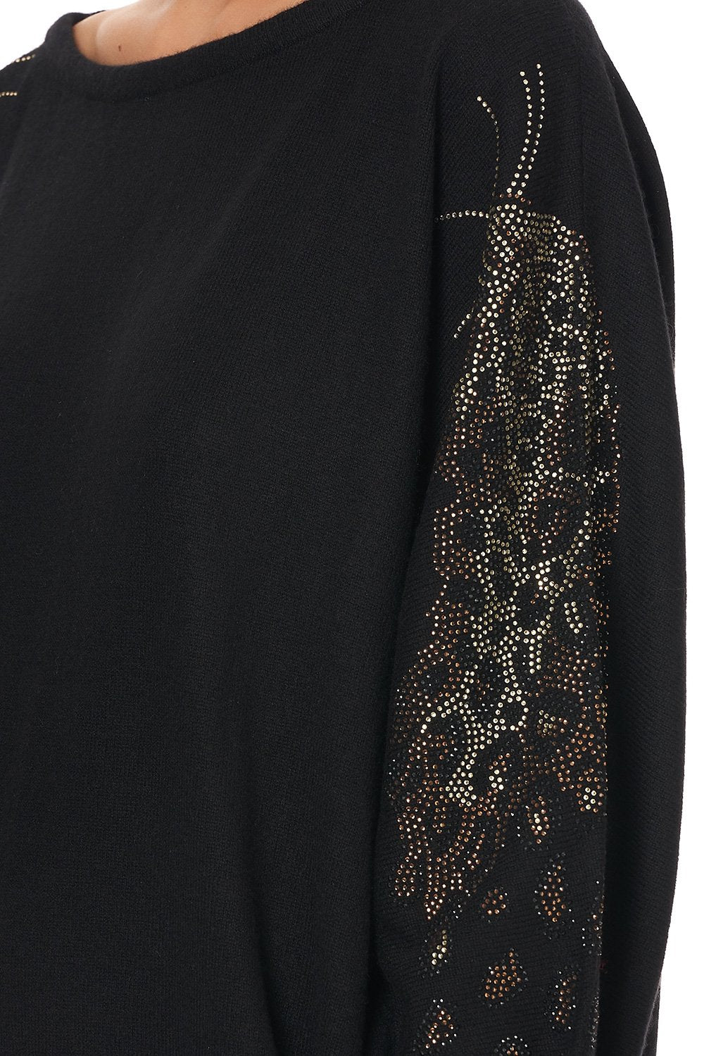 OFF SHOULDER DOLMAN KNIT JUMPER ABINGDON PALACE