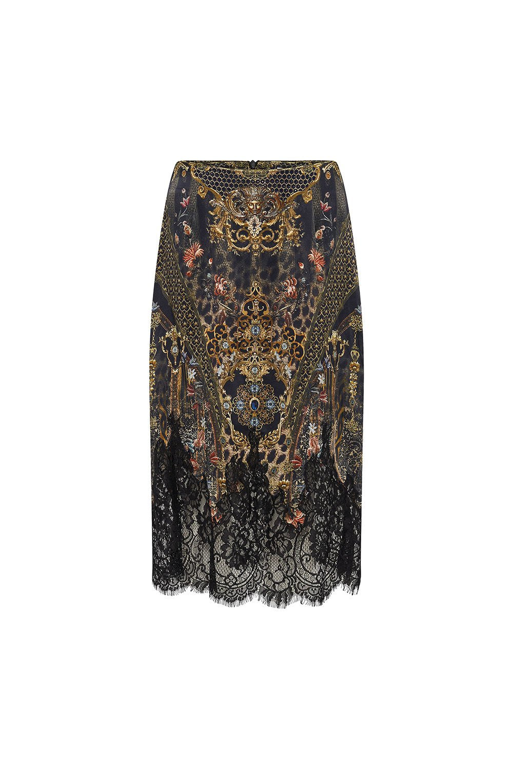 SLIP MIDI SKIRT ABINGDON PALACE