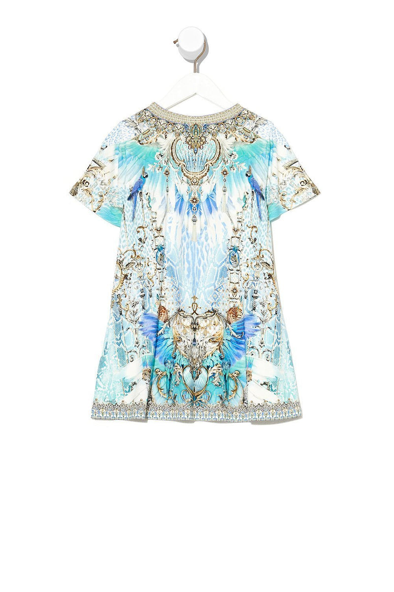 KIDS T-SHIRT DRESS WITH FLARE HEM 4-10 WE ALWAYS HAVE ALEXANDRIA