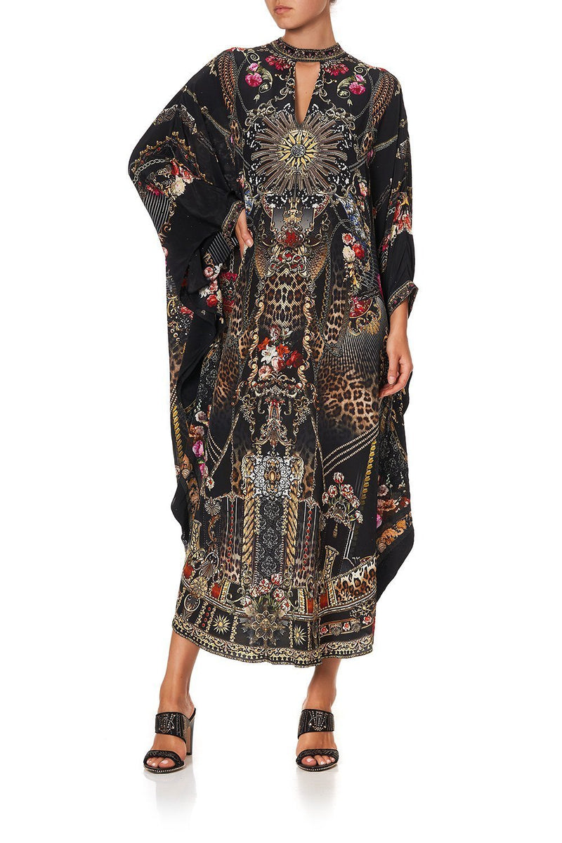 KAFTAN WITH HIGH COLLAR STAND KAKADU BOO