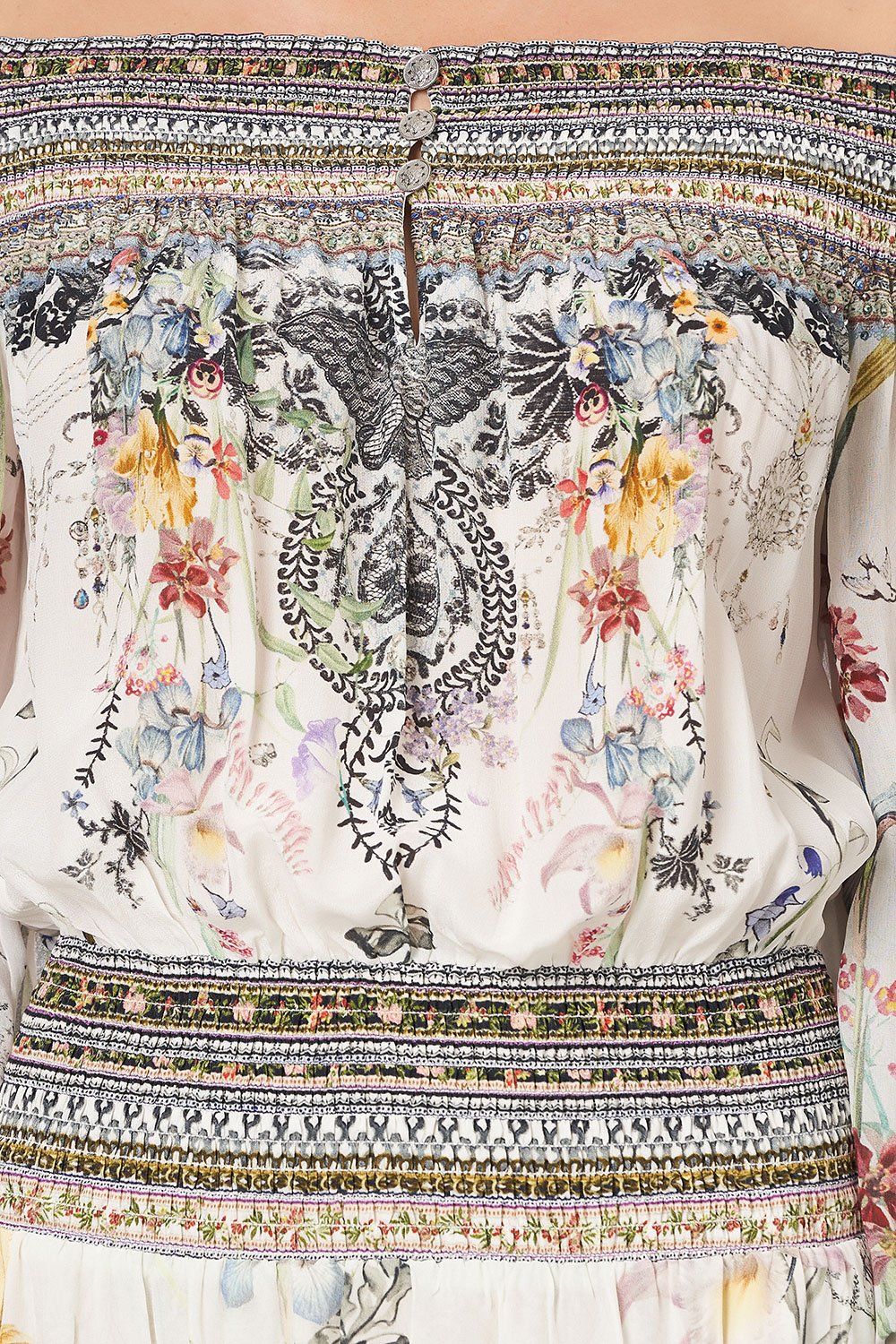 OFF SHOULDER SHORT DRESS TRUE ROMANCE