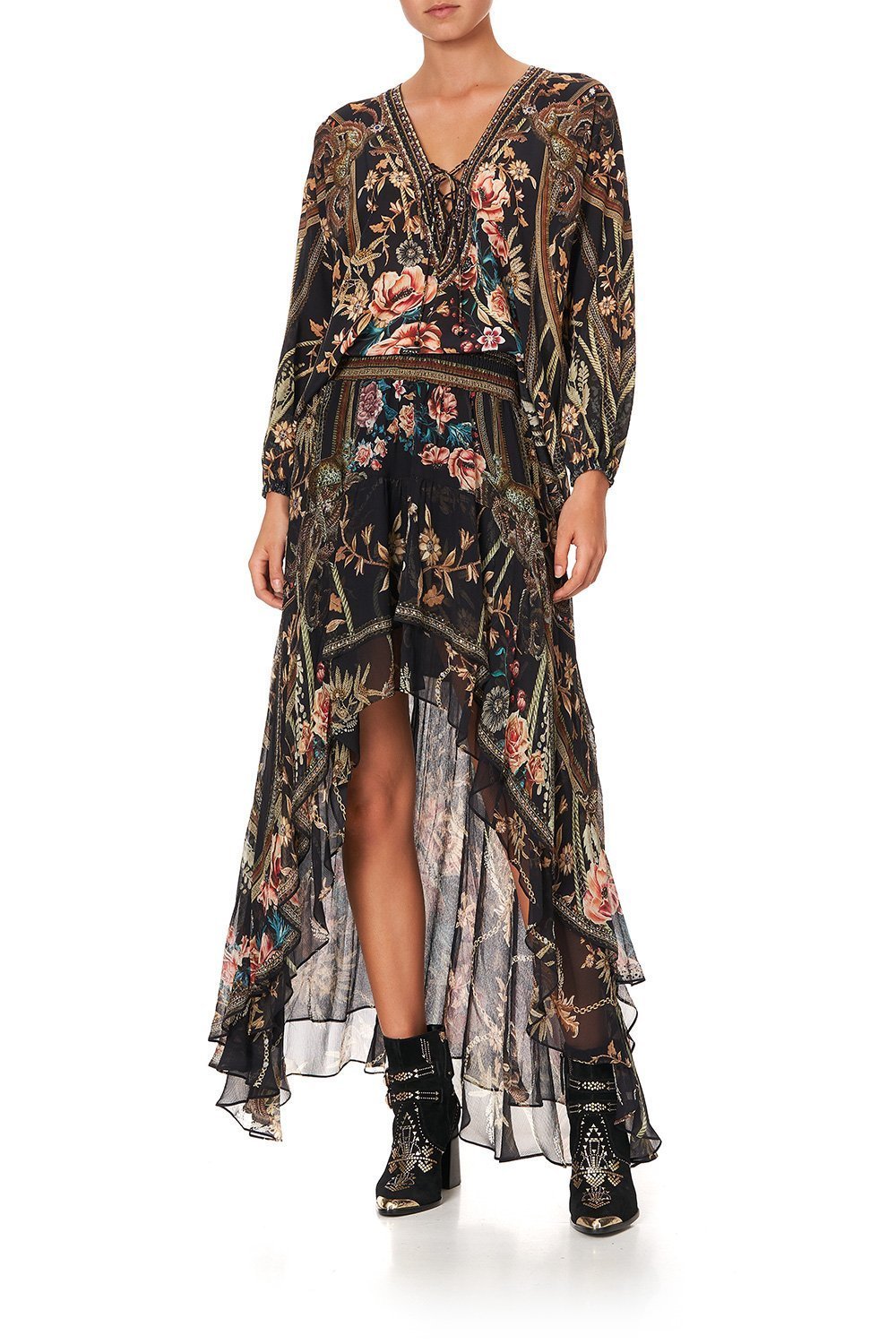 LACE UP BLOUSE BELLE OF THE BAROQUE