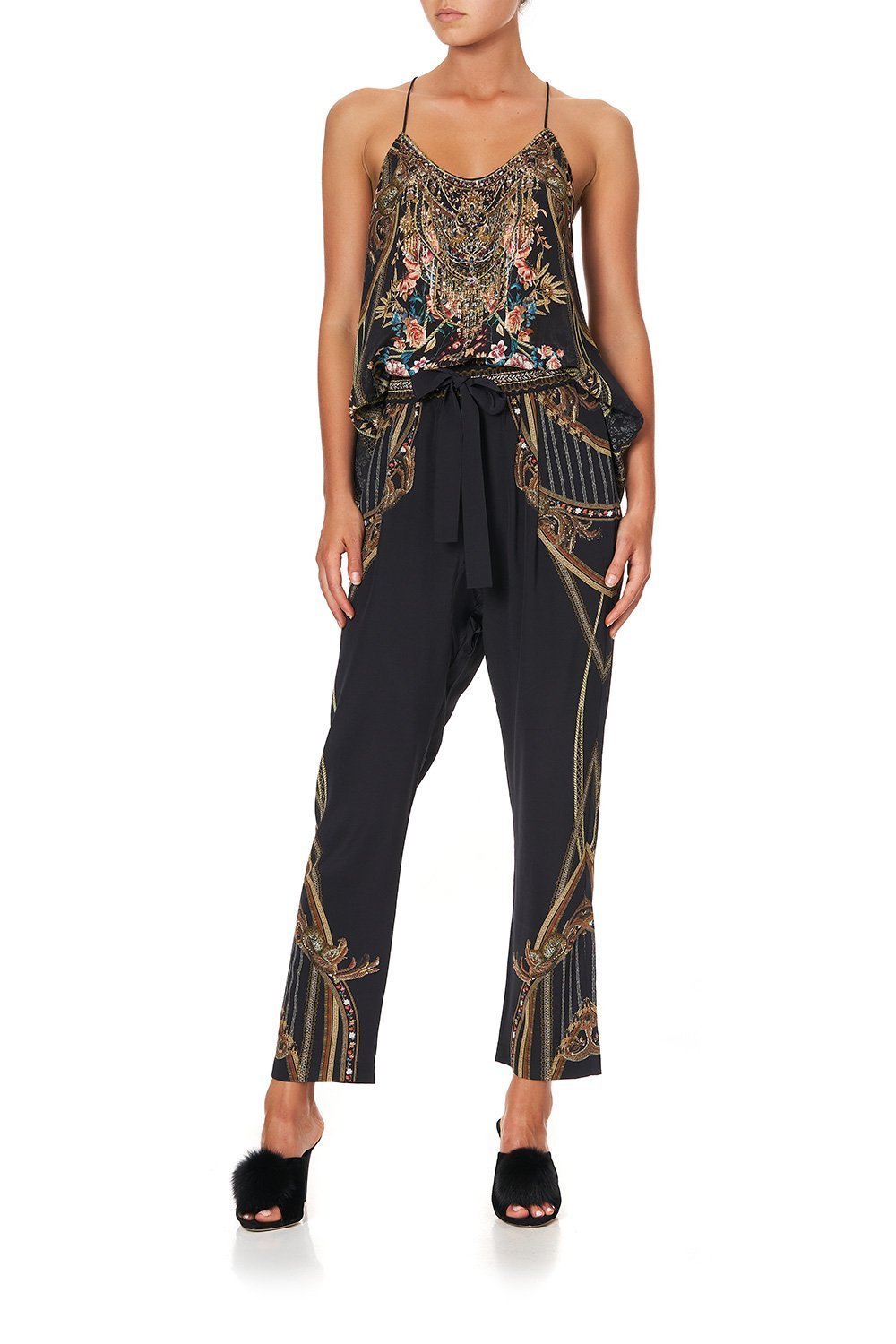 T BACK SHOESTRING TOP BELLE OF THE BAROQUE