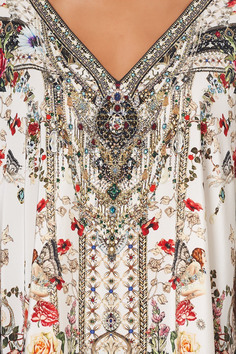 SHORT KAFTAN WITH CUFF SHAKESPEARES GARDEN