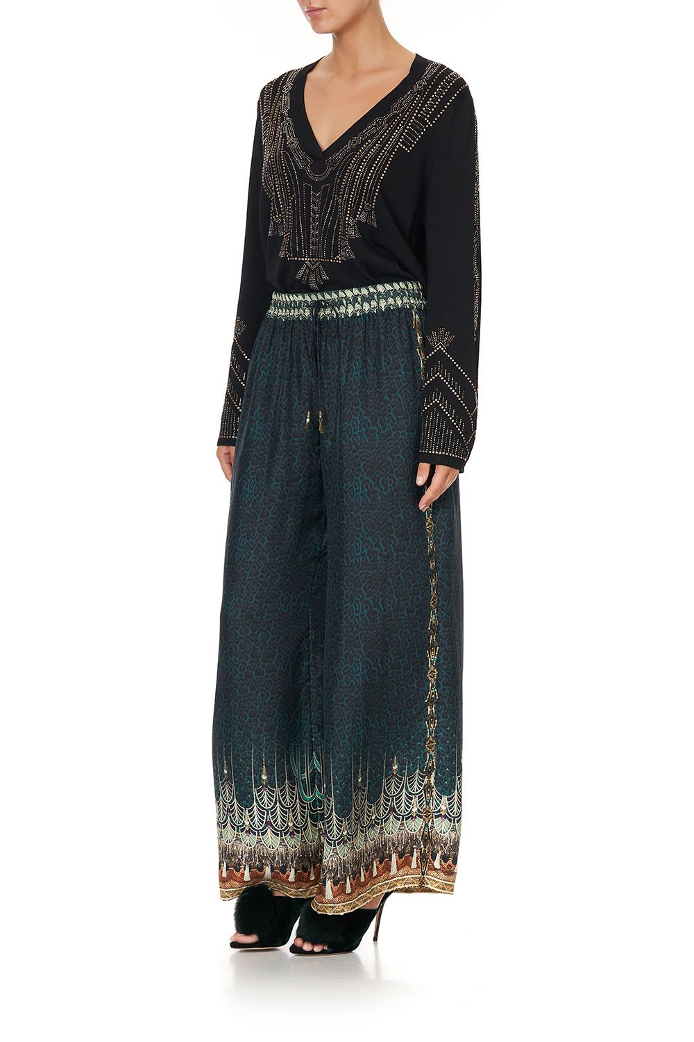 V NECK KNIT TUNIC FITZGERALDS FLAPPER