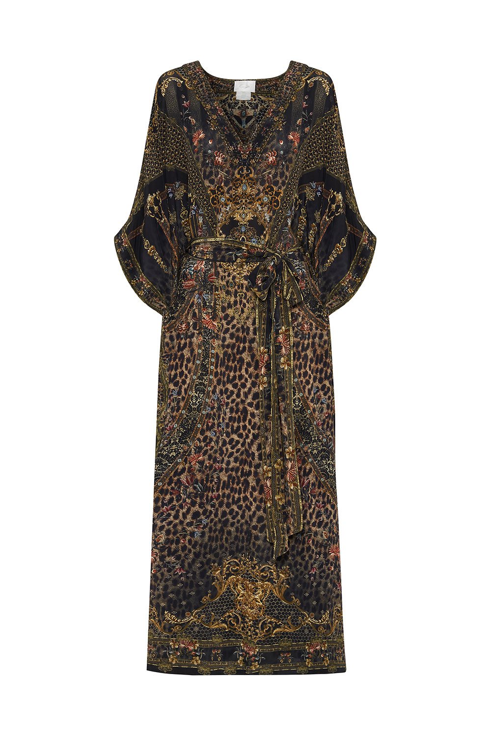 KAFTAN WITH V-NECKBAND AND BELT ABINGDON PALACE