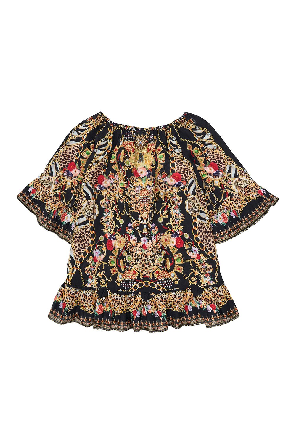 KIDS A-LINE FRILL DRESS 4-10 A NIGHT IN THE 90S