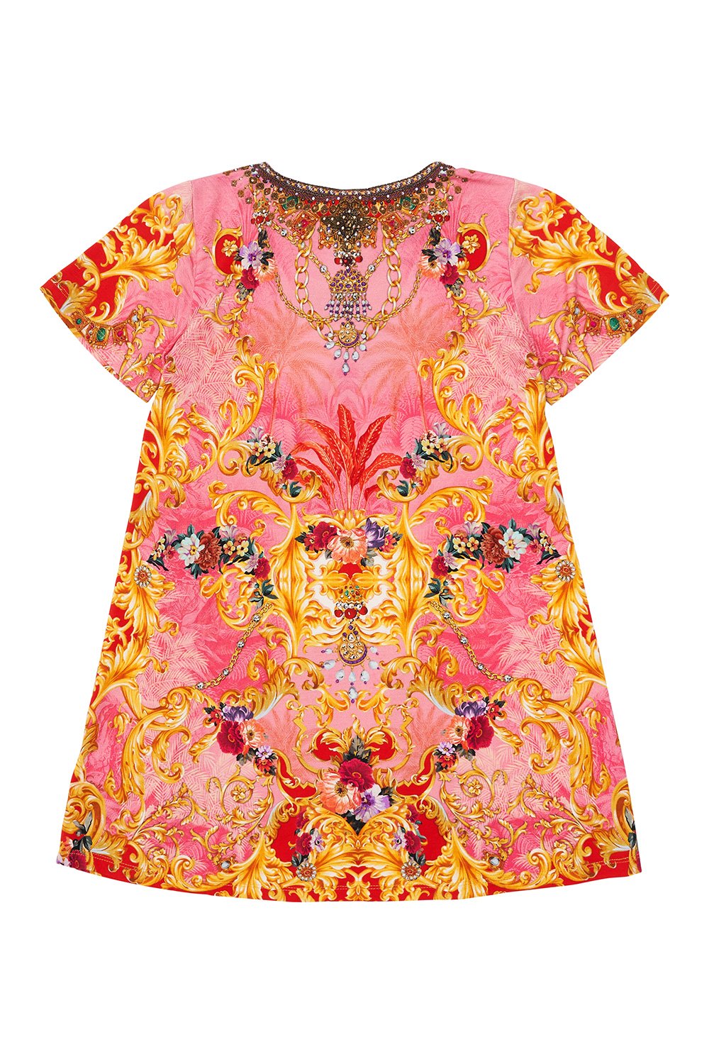 KIDS TSHIRT DRESS WITH FLARE HEM 4-10 DIARIES OF A DIVA