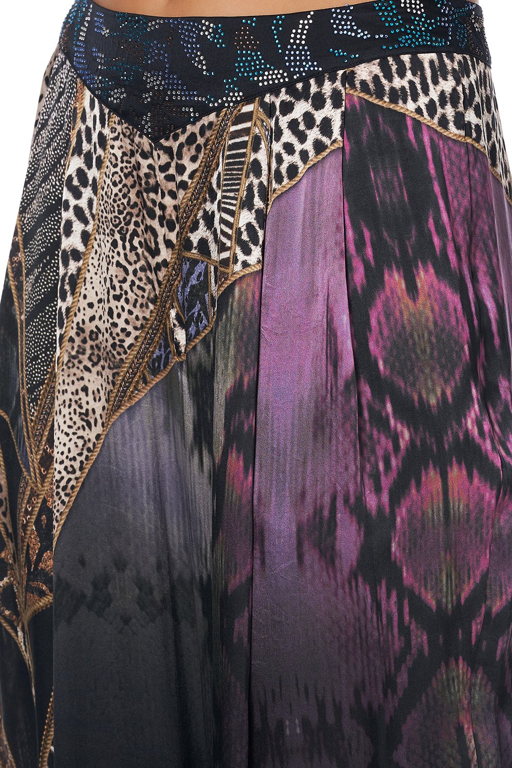 LOOSE PANT WITH DRAPED SIDE LADY STARDUST