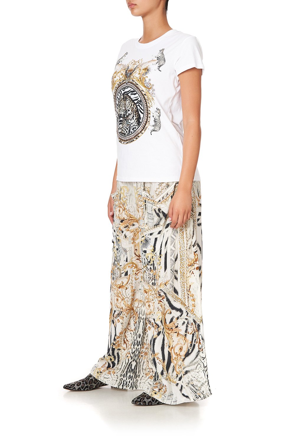 SLIM FIT ROUND NECK T-SHIRT GATES OF GLORY