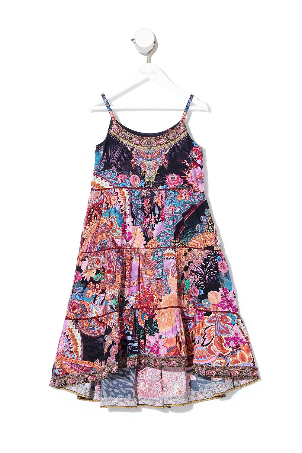 KIDS HIGH LOW HEM DRESS 12-14 MAYFAIR MARY