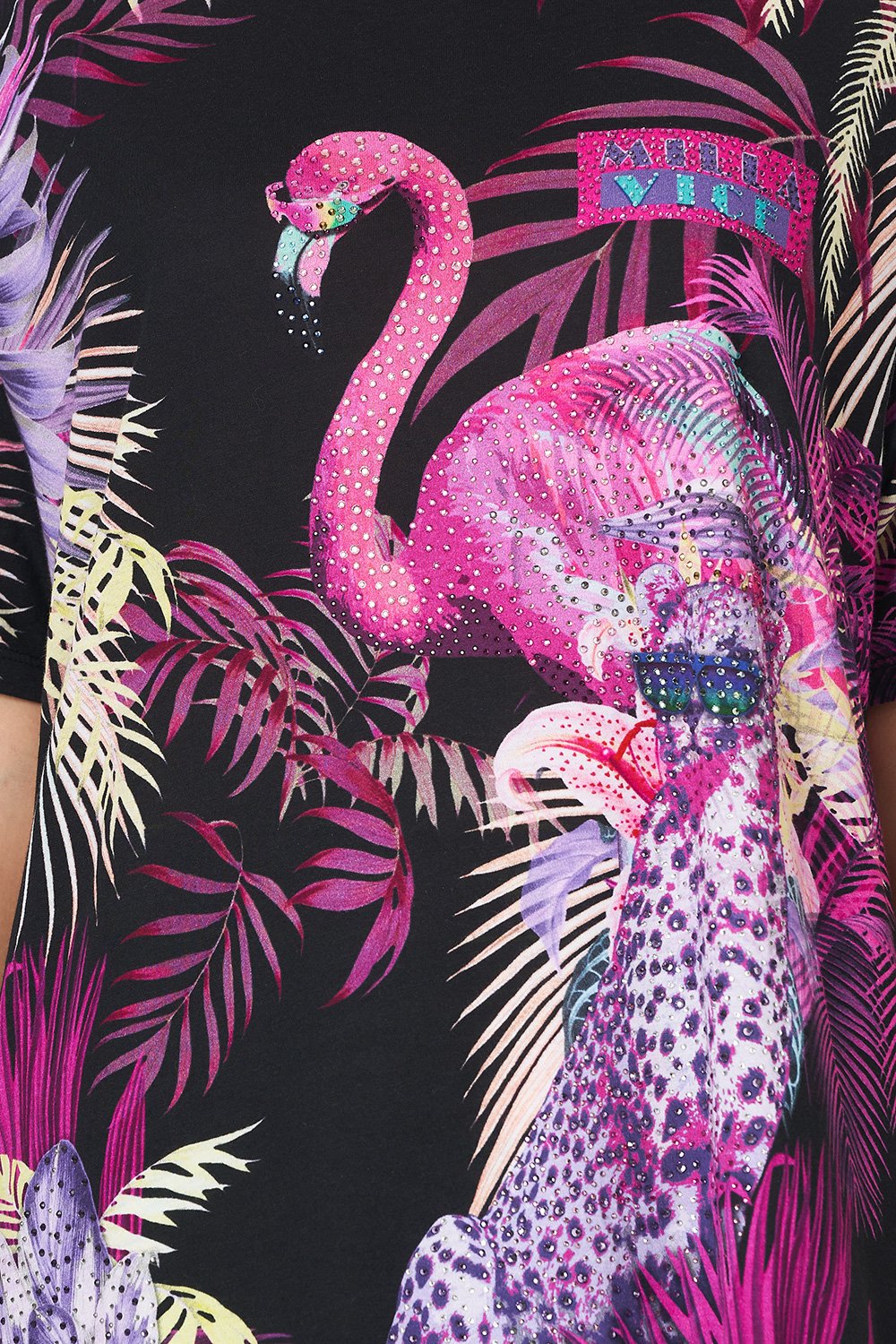 OVERSIZE BAND TEE SOUTH BEACH SUNRISE