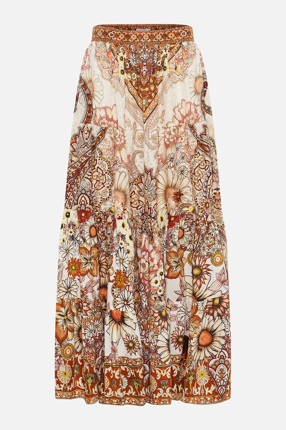 TIERED MAXI SKIRT HEART OF A HIPPIE