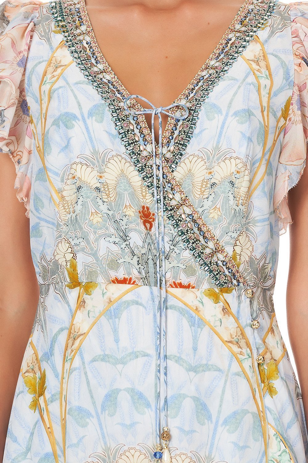 RUFFLE WRAP DRESS MORRIS MUSE