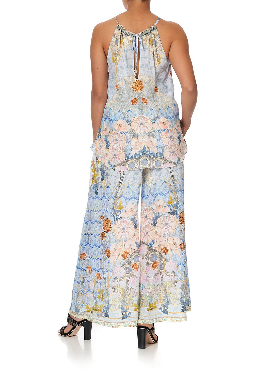 FLARED CAMI WITH NECK TIE MORRIS MUSE