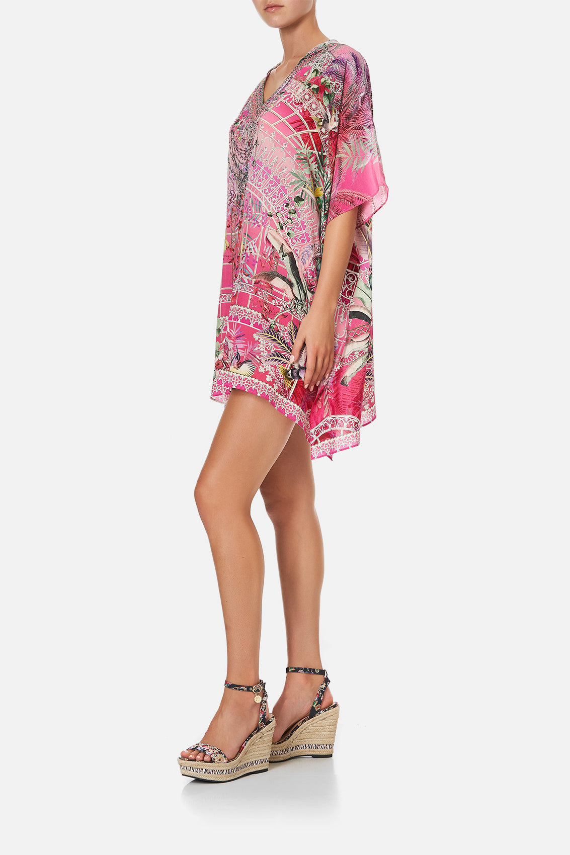 SHORT HOODED KAFTAN GLASSHOUSE ROMANCE