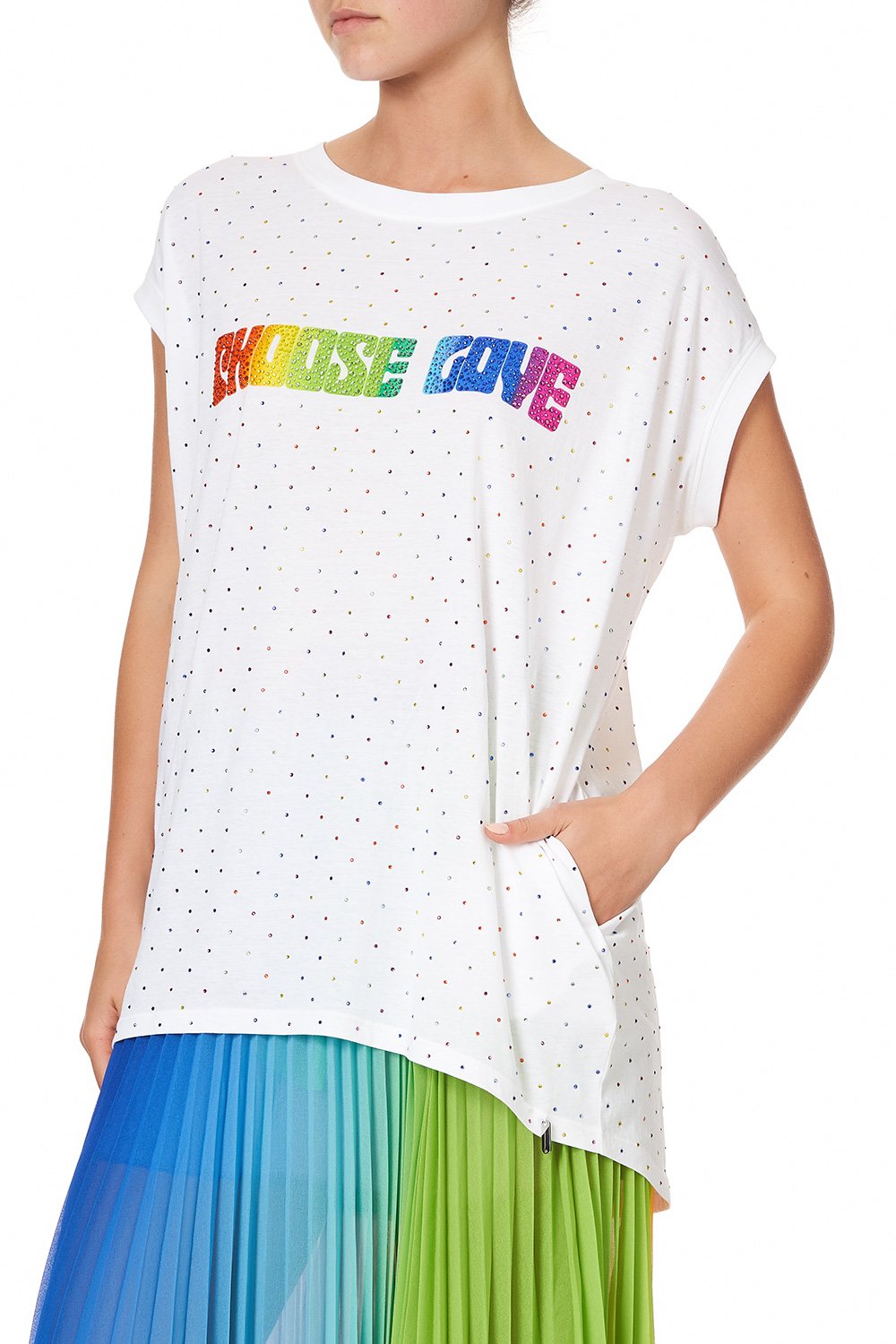 EXTENDED SLEEVE TEE COMING DOWN FROM COSMOS