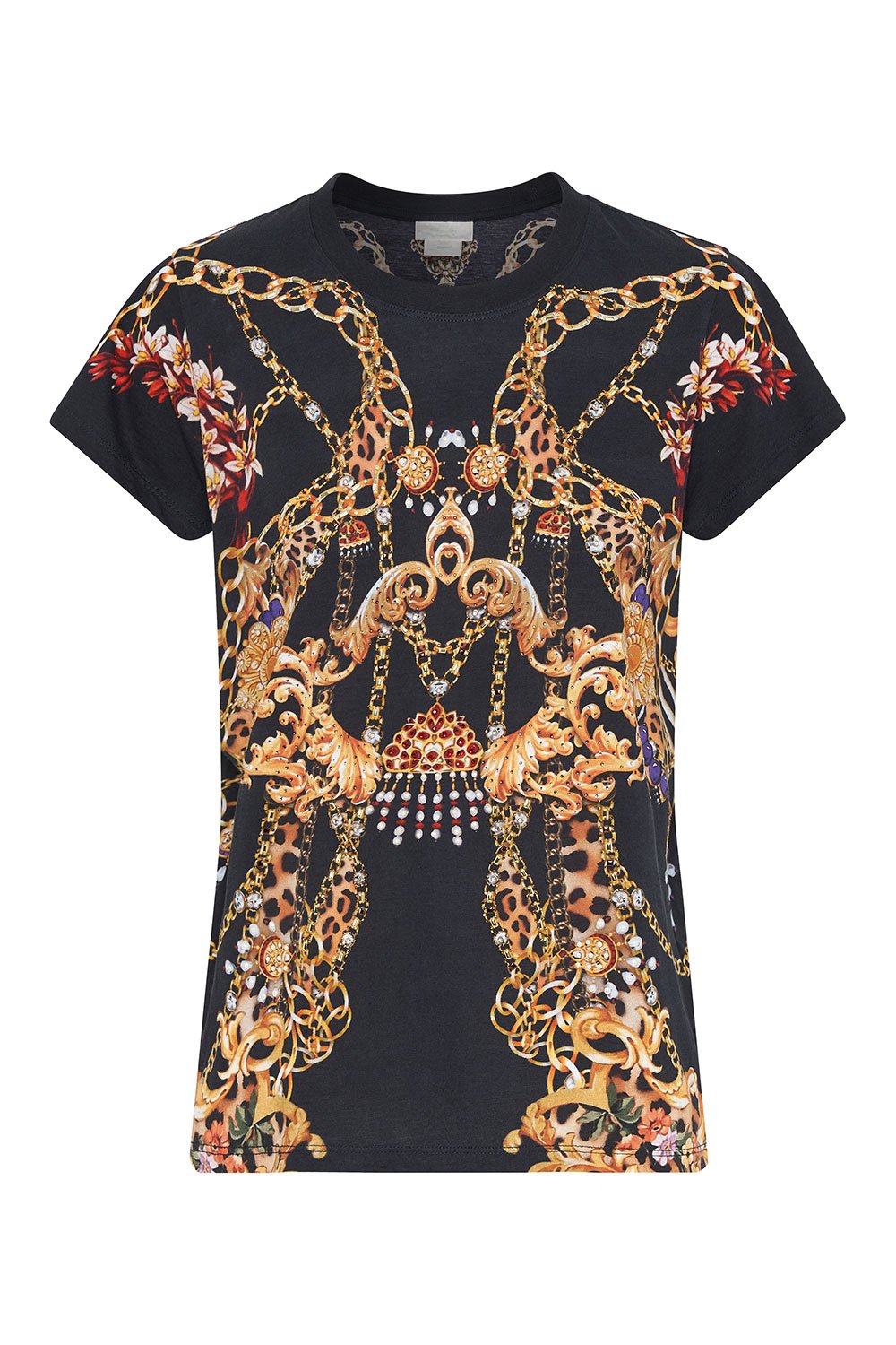 SLIM FIT ROUND NECK T-SHIRT A NIGHT IN THE 90S