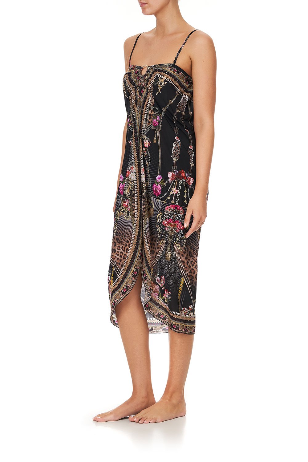 RING TRIM LONG SARONG GOTHIC GODDESS