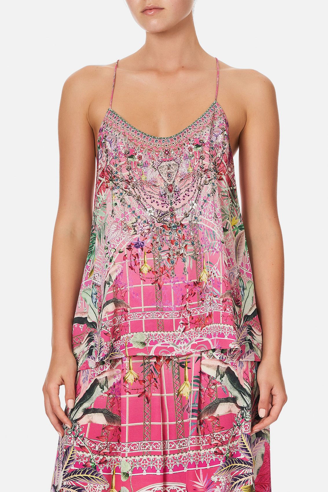 T BACK SHOESTRING TOP GLASSHOUSE ROMANCE