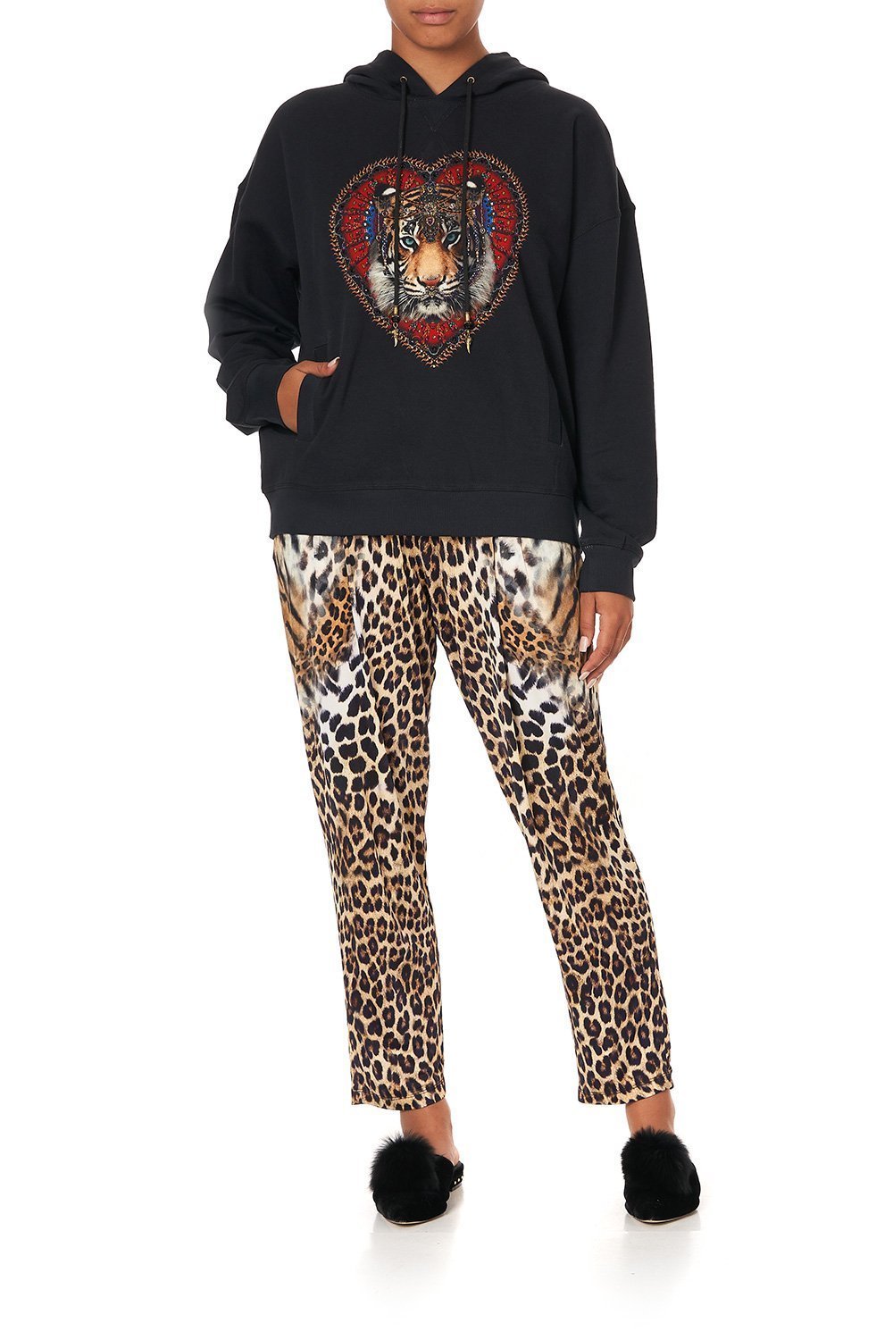 HOODIE WITH SIDE POCKETS MIDNIGHT MADNESS