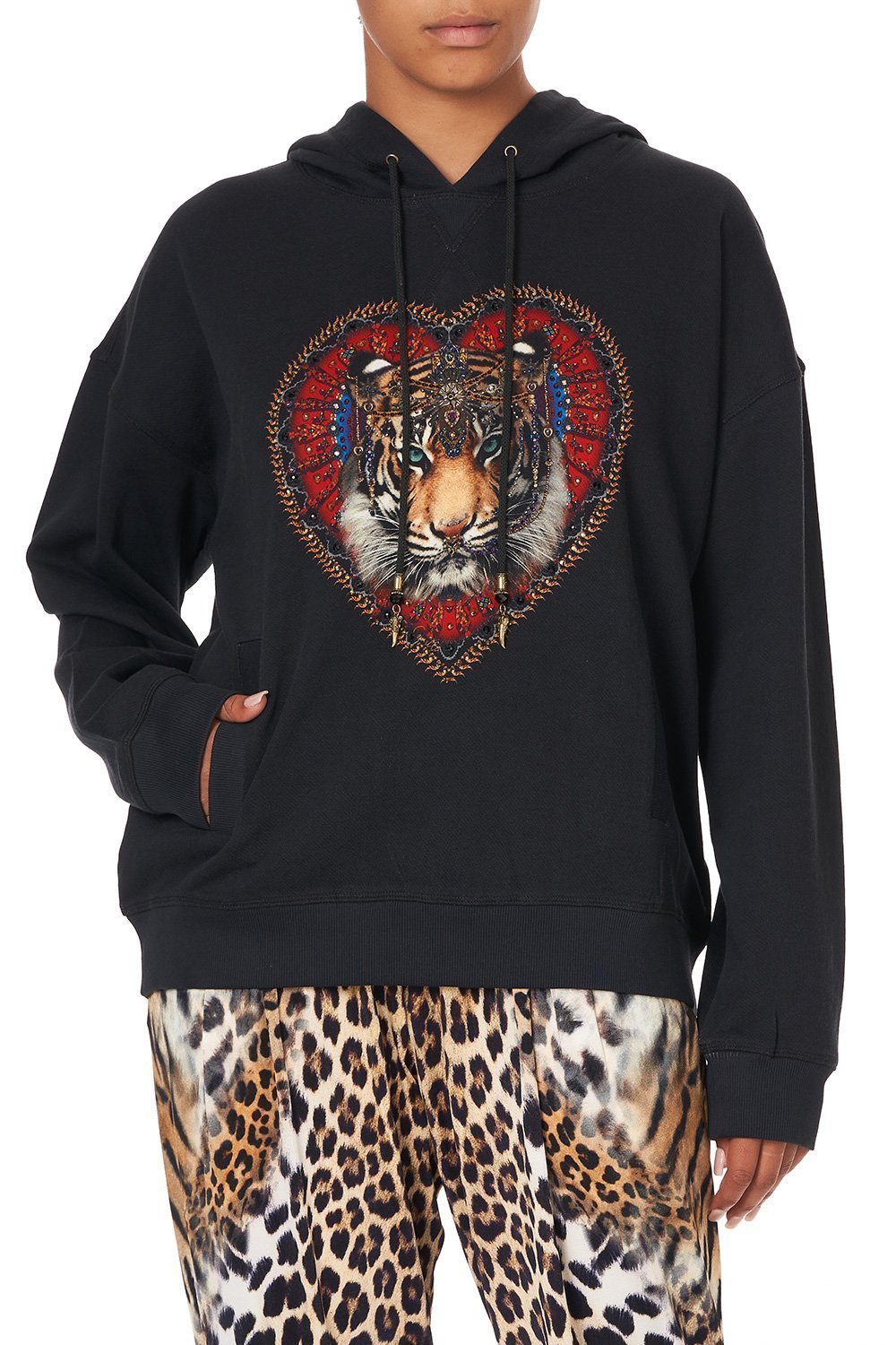 HOODIE WITH SIDE POCKETS MIDNIGHT MADNESS