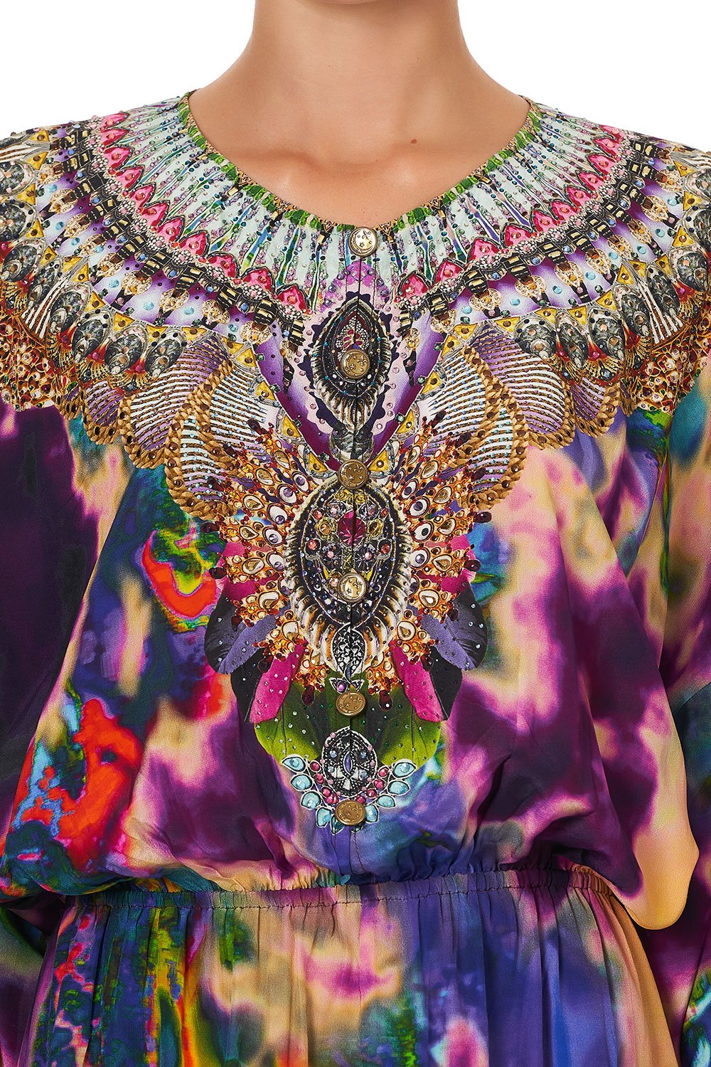 SPLIT POCKET DRESS ACID ABBEY