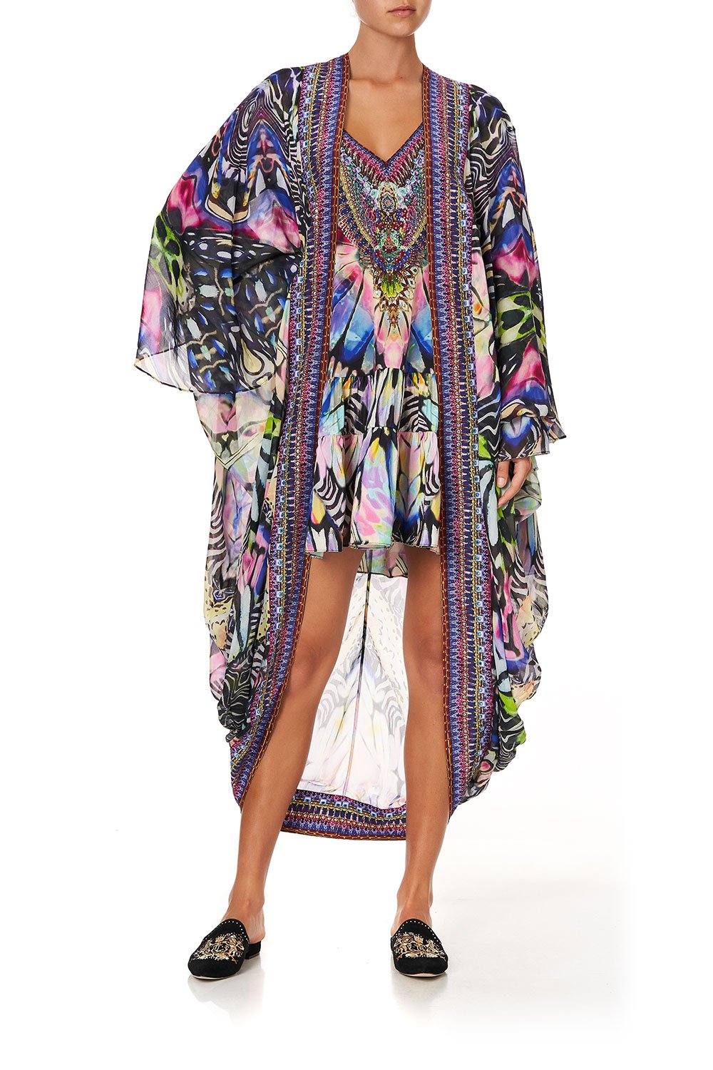 LONGE SLEEVE LONG CAPE TRANCE TEMPTATION