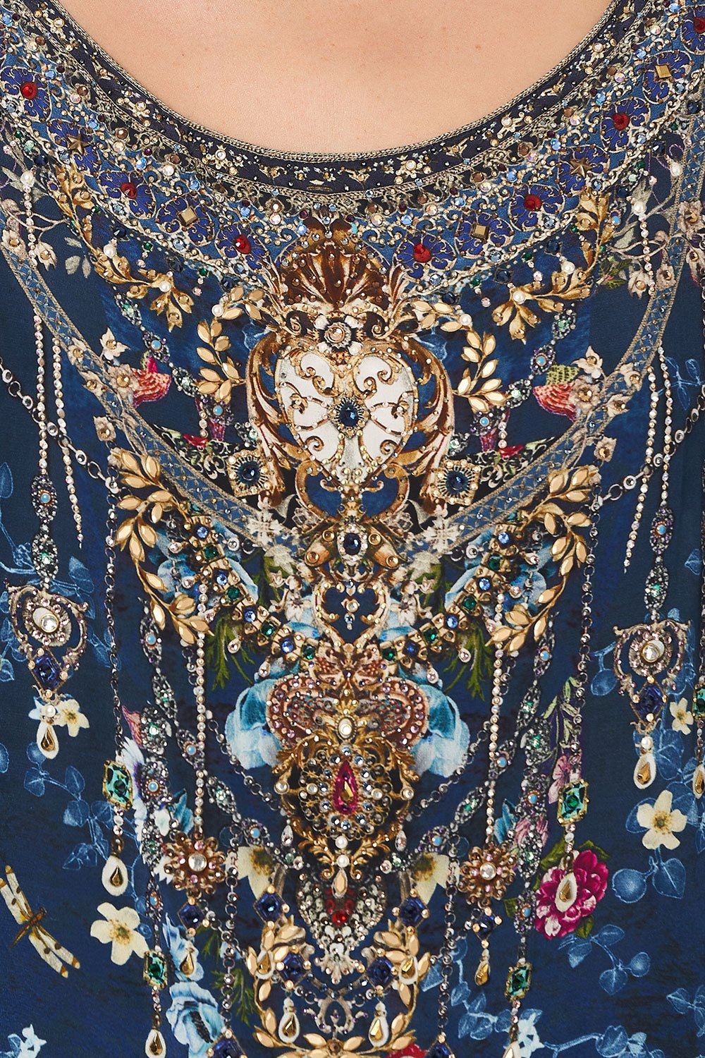 SCOOP BACK HEM DRESS DREAMS OF MIDSUMMER