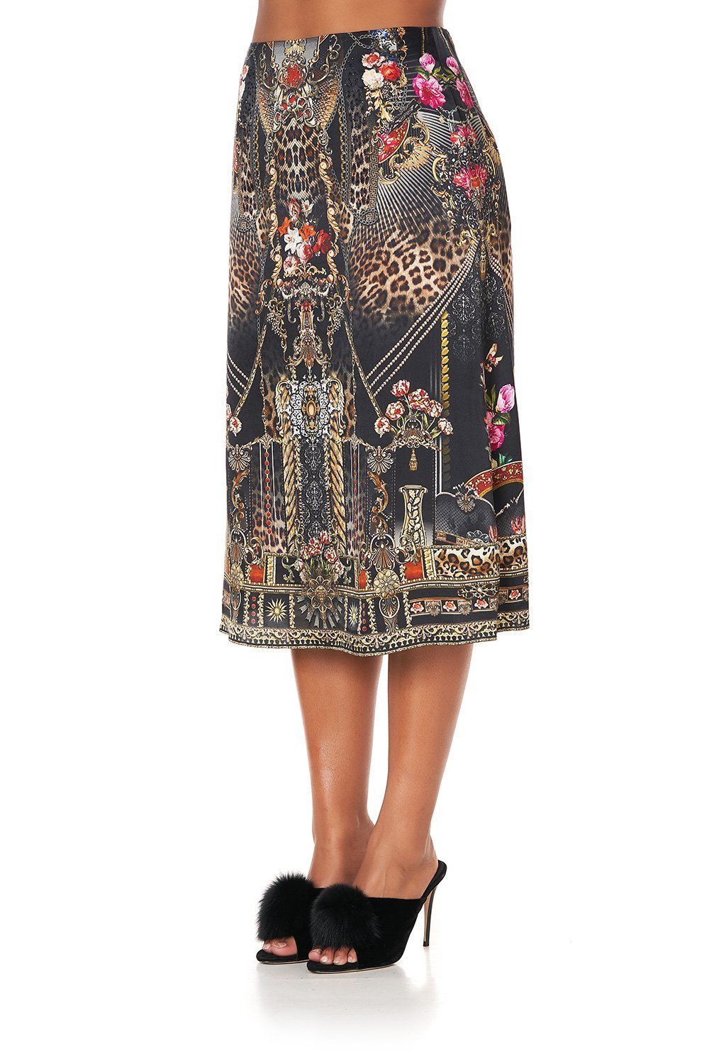 SLIP MIDI SKIRT GOTHIC GODDESS