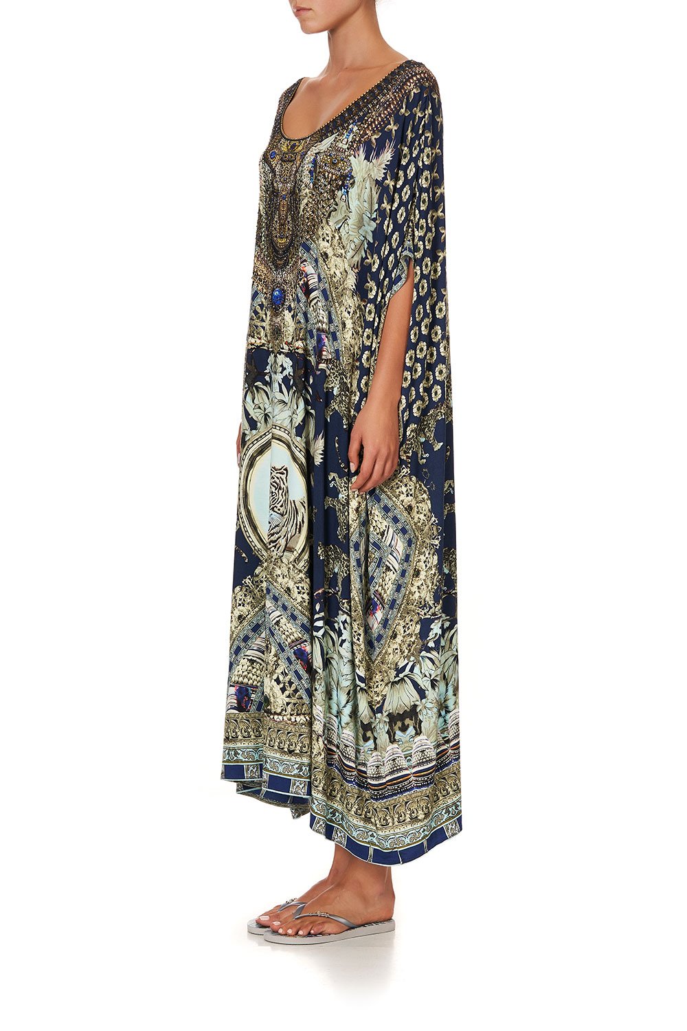 ROUND NECK KAFTAN A LITTLE PAST TWILIGHT