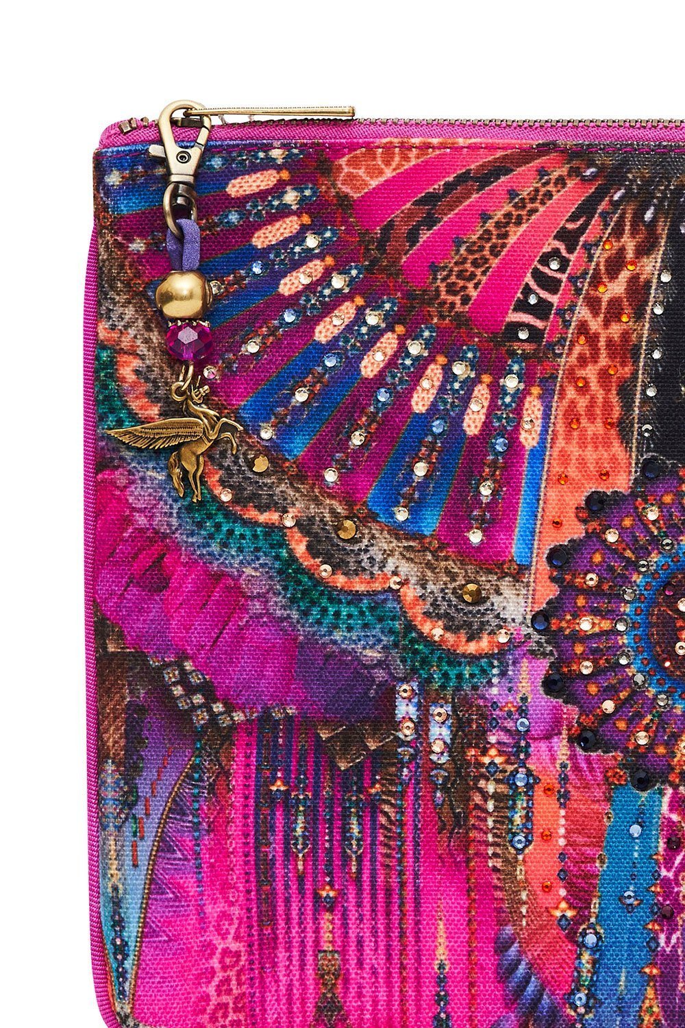 SMALL CANVAS CLUTCH MIDNIGHT MADNESS