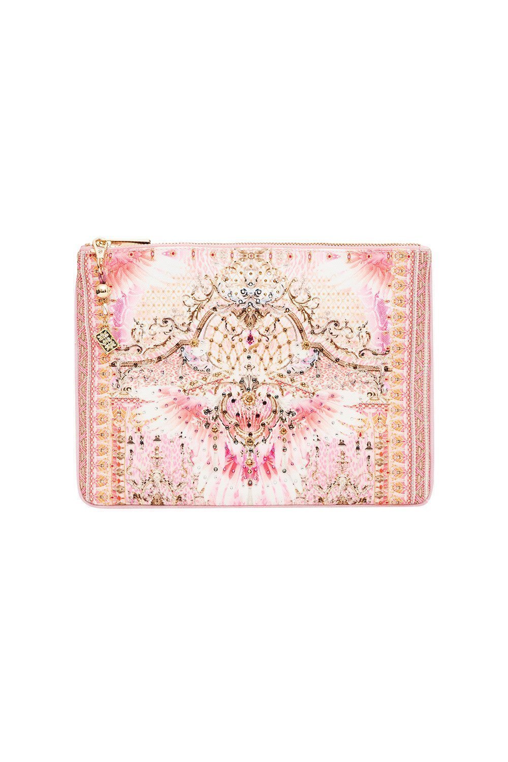 SMALL CANVAS CLUTCH DECO DARLING